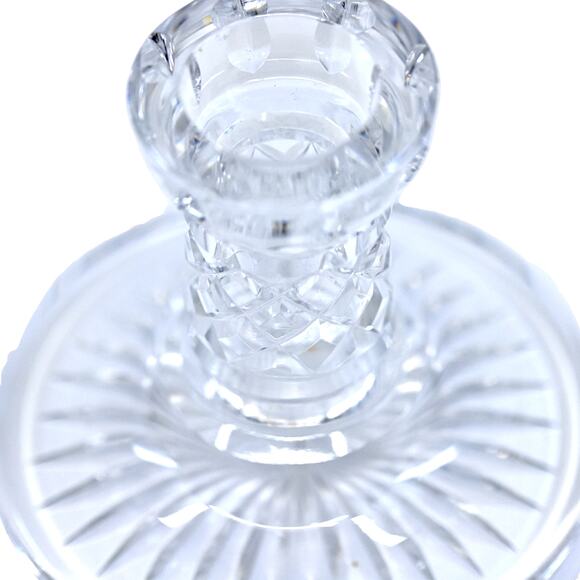 Cristal d'Arques Crystal Eventail Candlestick Holders 3"x4.25" [Set of 2] - Picture 6 of 11